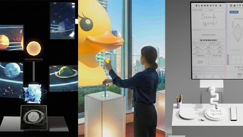 『IDEATIONS  Vol.4 Satellite』by D2C IMG SRC STUDIO × SoVeC
XRと生成AIを駆使し、現実と仮想の境界を融合させ知覚をアップデートする感覚拡張展示
ーSEE IT AT #TOKYOPROTOTYPE