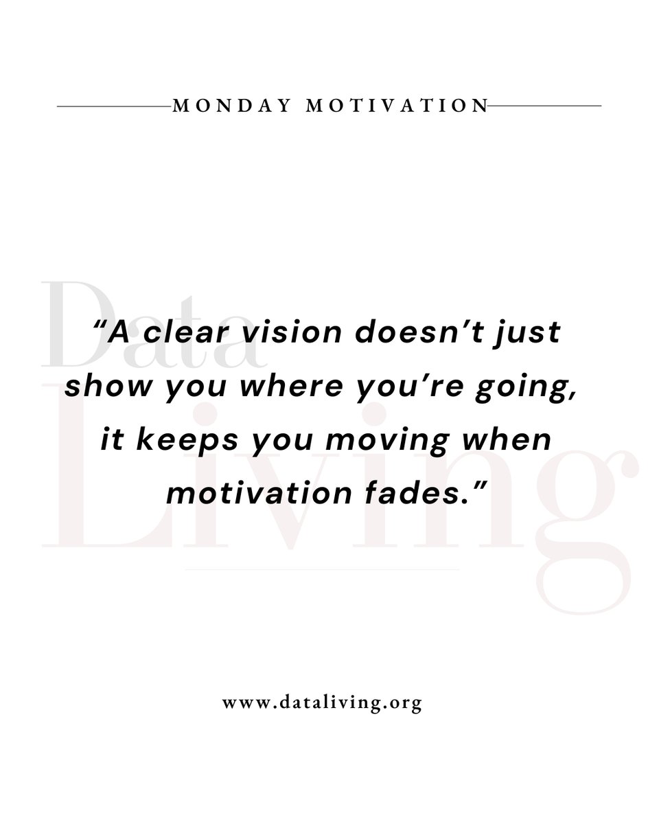 dataliving's tweet photo. #MondayMotivation 
Motivation is temporary, but a vision is your anchor for 2026 .Don't let your new year goals fizzle out by February. 
Join our Vision Board Night this Saturday to build yours!🎯 https://t.co/HxKq6pzsjy