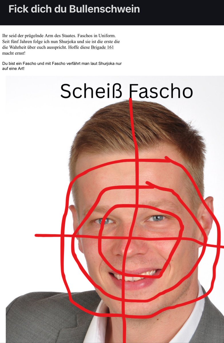 Die linksextremistische Gefahr wird zu oft verharmlost. Genau deshalb mache ich diese widerwärtigen Nachrichten öffentlich. Schweigen schützt die Falschen.