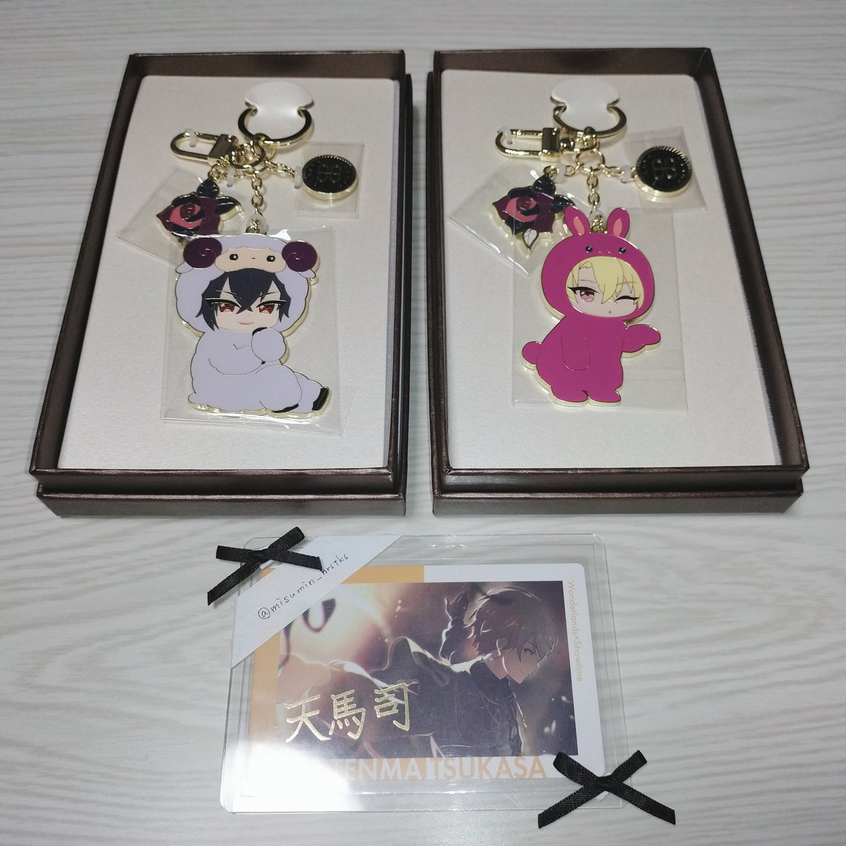 交換】東京ディバンカー 東ディバ バッグチャーム 譲:エドワード、観月