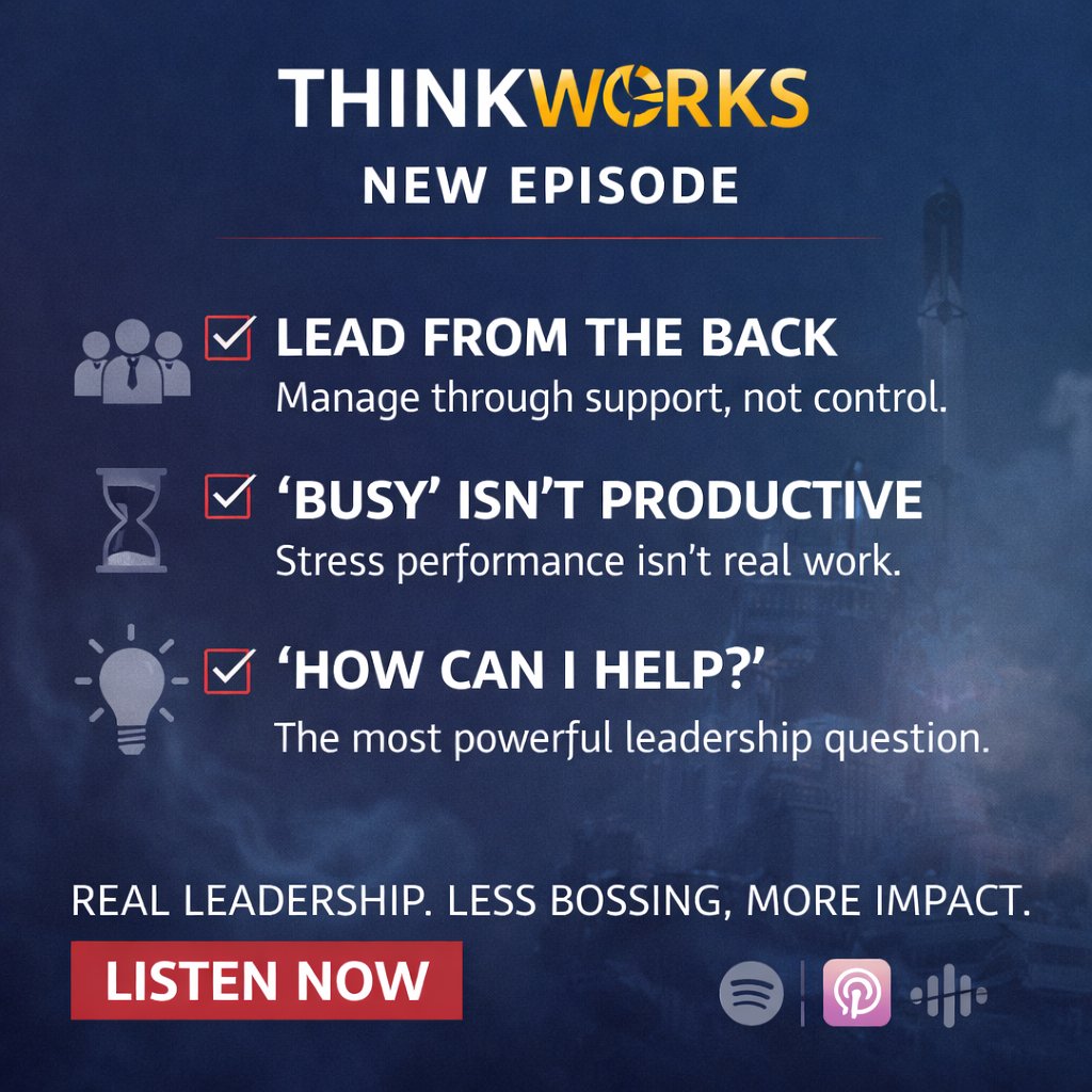 This week's ThinkWORKS is up at darreninform.com/thinkworkspodc… and in your usual podcast platforms, and discusses ideas and premises in Chapters 6 &amp; 7 of my book 'You 2.0: Build Yourself Better'.

#darreninform #thinkworks #podcast #you2point0