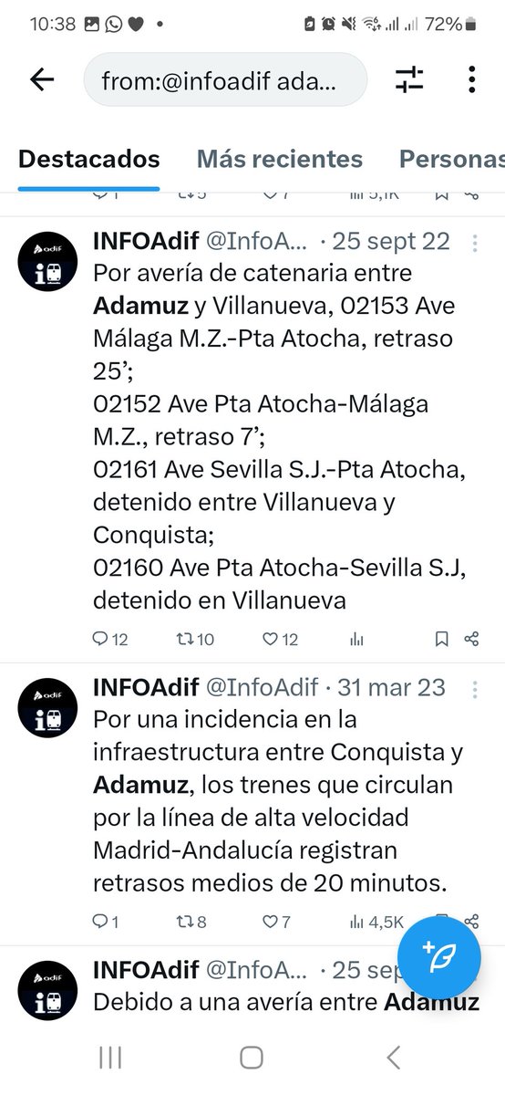 No hay que buscar culpables, dicen algunos. 

Como si la privatización empezada en 2004 y terminada en 2019, junto a la falta de inversión por otros "gastos" (Ucrania, defensa) y el modelo ferroviario fuesen un suceso anecdotico. O esto, por ejemplo