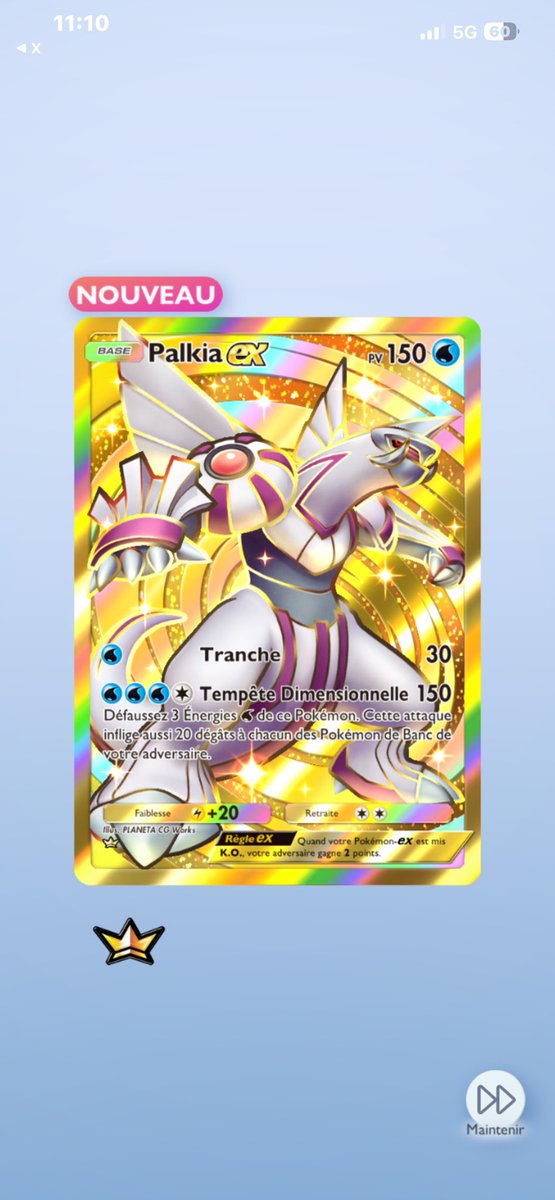 Burbanwsh's tweet photo. Pokémon TCGP me drague, en à peine 3 jours j’ai eu ça https://t.co/faozyXxb0A