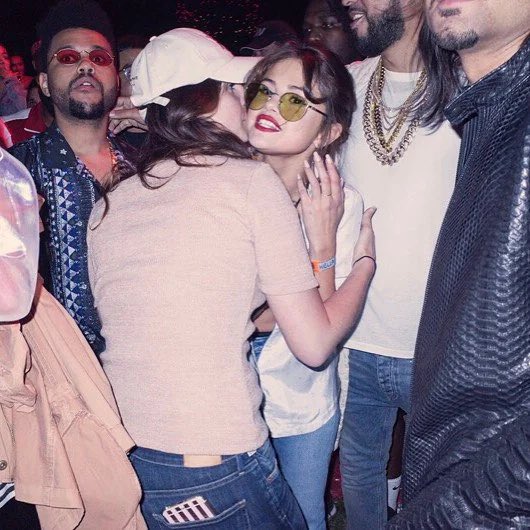 Lana Del Rey, Selena Gomez, The Weeknd and French Montana at 2017's Coachella festival
