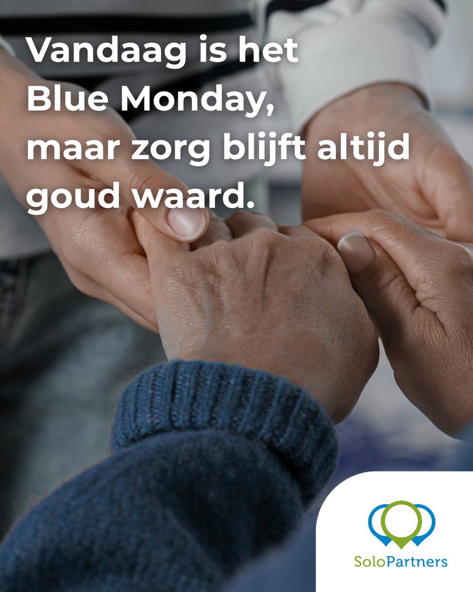 Het is vandaag Blue Monday, maar zorg blijft goud waard. Zelfs op de meest sombere maandag maken onze zorgverleners het verschil met hart, aandacht en vakmanschap. Wat doe jij altijd om positiviteit in je werk of dag te brengen?