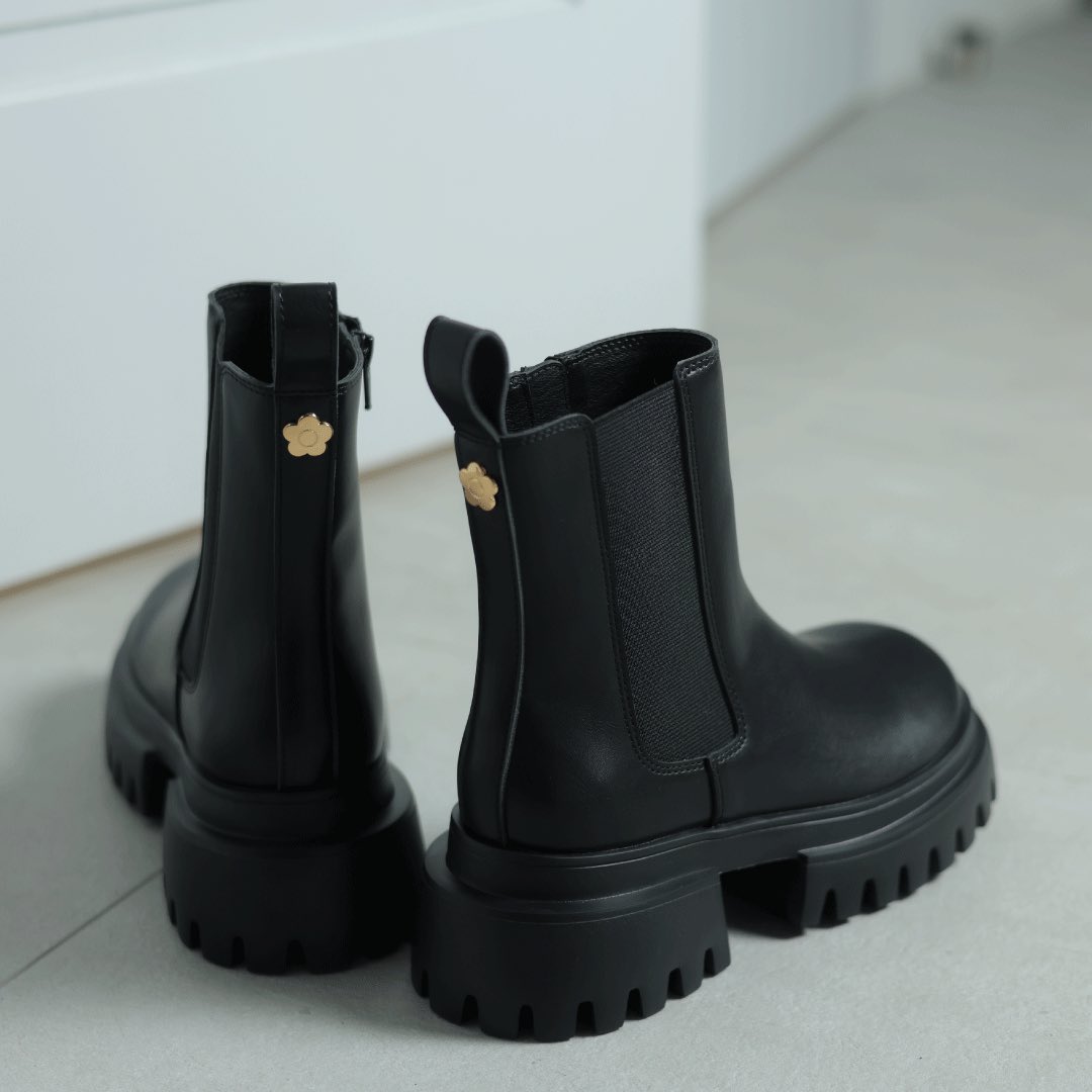 QUANT 1月19日発売新作MサイズMARY ブラック サイドゴアブーツ