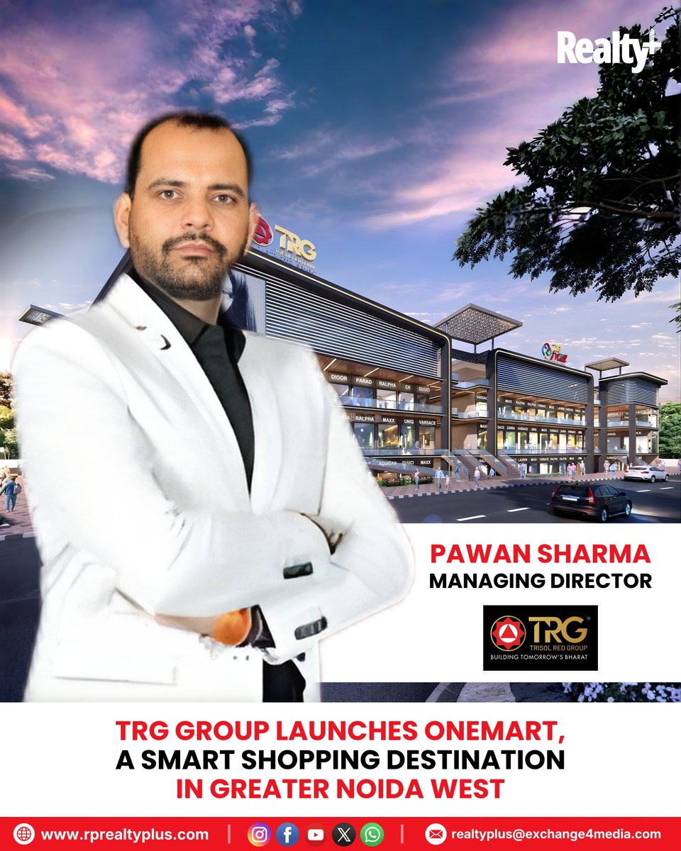 RPRealtyPlus's tweet image. With the launch of OneMart in Greater Noida West, TRG Group is introducing a smart retail destination designed around convenience, technology and changing consumer habits.

Read more: rprealtyplus.com/article/trg-gr…

#TRGGroup #OneMart #RetailRealEstate #GreaterNoidaWest #SmartRetail