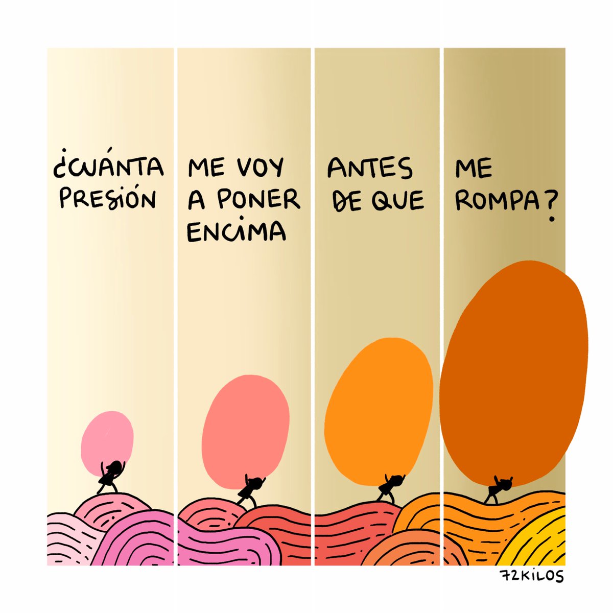 72kilos's tweet image. Presión.
