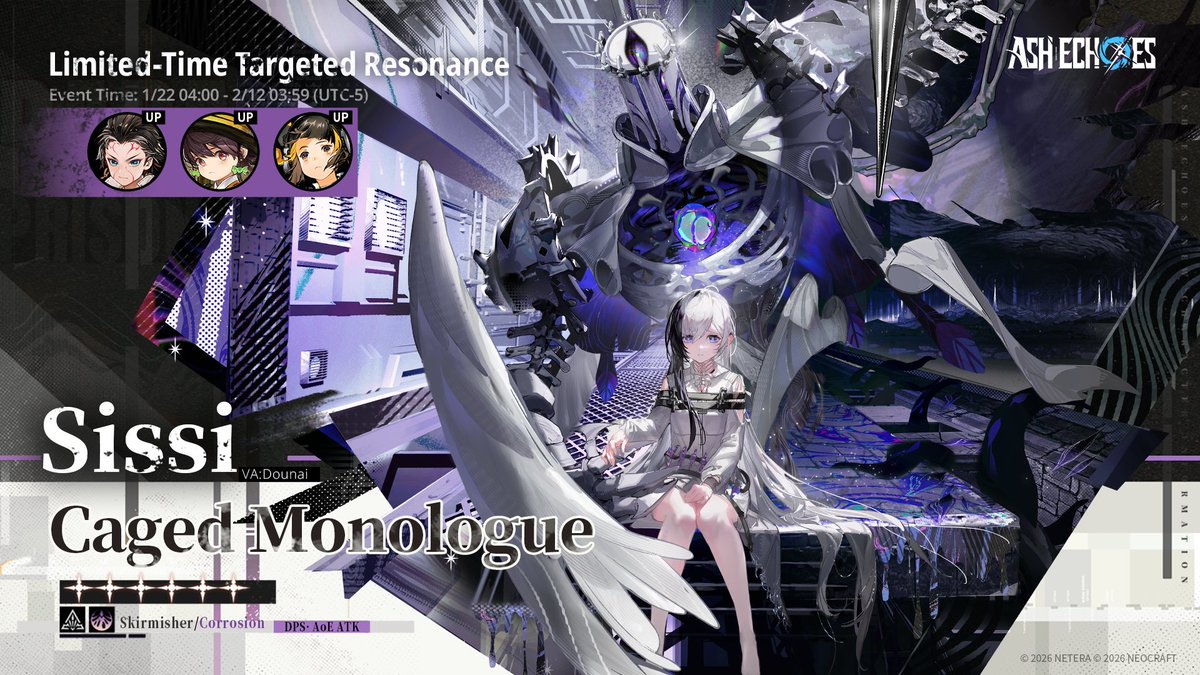 Sissi - my must have 😊 She is just so adorable and a real blessing to my  corrosion team. If you like RTS TD RPGs, you should try Ash Echoes. A good