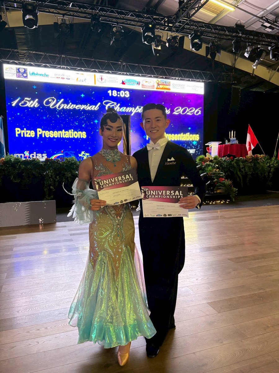 柿澤小堤組はアダルトA2スタンダードで優勝することができました🥇✨
コーチの山本武志先生、木嶋友美先生、トレーナーの森先生、そして、スーパーバイザーのBenedetto&amp;Claudia、いつも応援してくださる皆さんに心より感謝申し上げます😌🙇🏻‍♀️❤️‍🔥✨