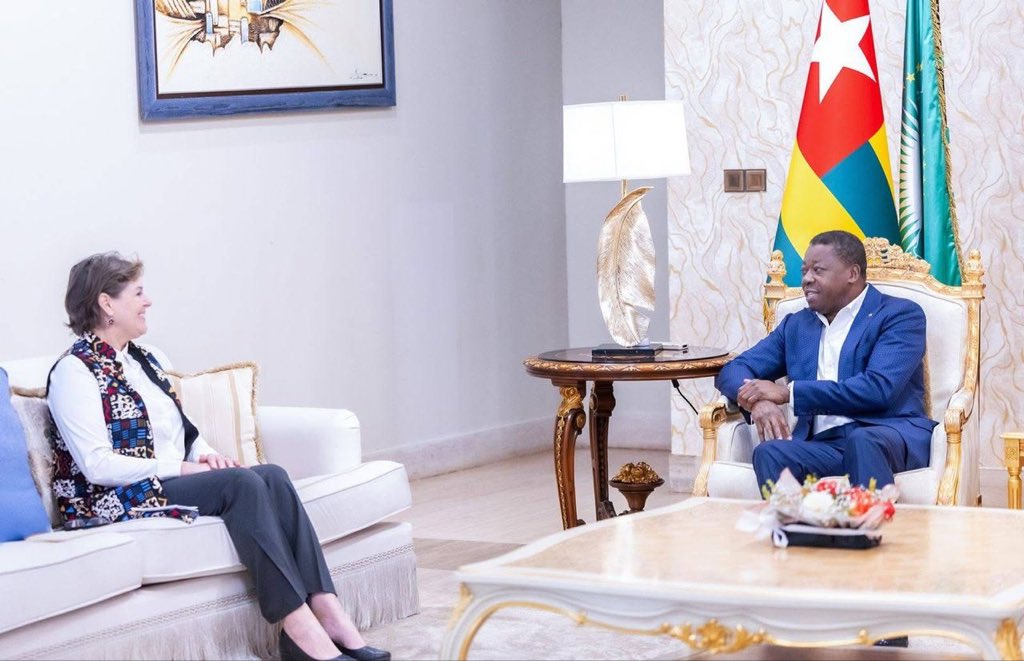 #RDC: Faure Gnassingbé, président du Conseil du #Togo, et Vivian Van De Perre, cheffe par intérim de la #MONUSCO, plaident pour une médiation africaine coordonnée.☞ visibilitemediapro.cd/paix-en-rdc-fa…