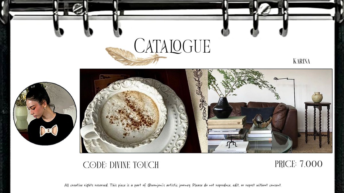 Wonjoni's tweet image. Hi, help repost? Thank you 𖹭 .ᐟ
────────୨ৎ────────
Currently Available: 
⤿ Layout ready-stock GG Karina Aespa only Rp 7000. If you’re interested, you can purchase it by clicking the WA link here: s.id/Catherinestudio

Tagg: #zonauang