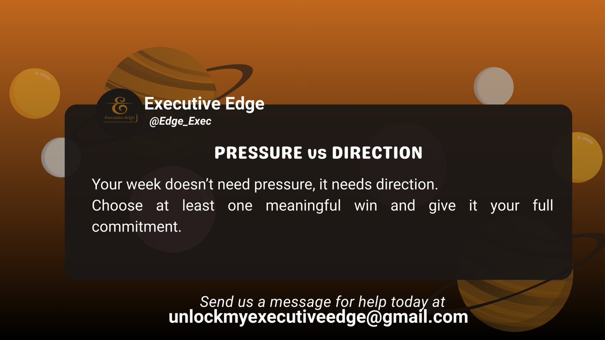 EdgeExec's tweet photo. A winning week this is! Chase your goals! 💼

#executiveedge    #weeklynuggetforexecutives
#executivehelpagency https://t.co/ynJPVpHtH1