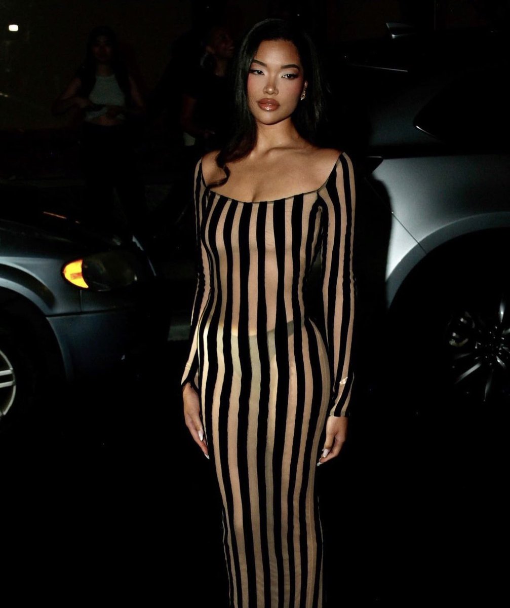 Ming Lee Simmons wearing LaQuan Smith FW23