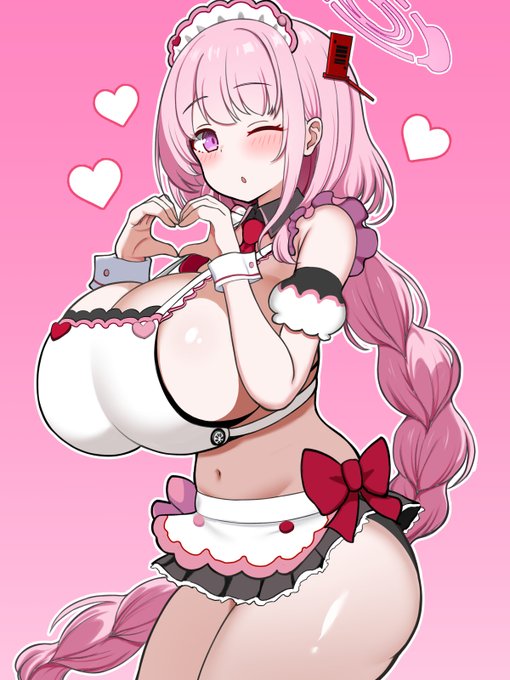 メイド服エイミ描いた 