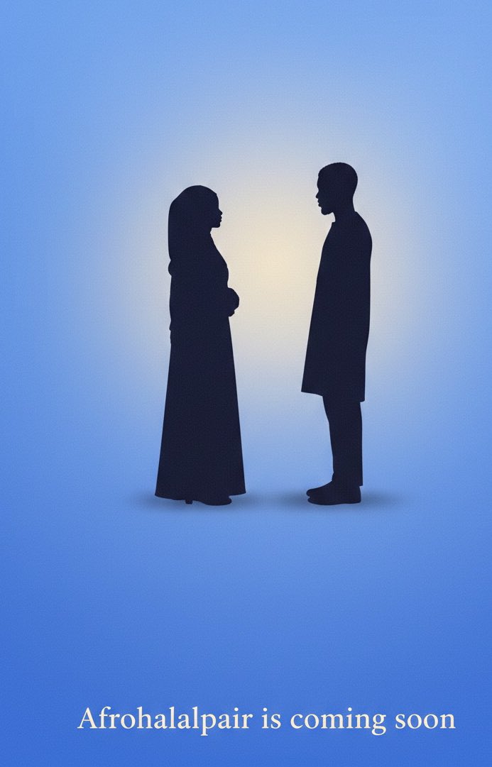 afrohalalpair's tweet image. A new way to meet.
A safer way to connect.
A faith-centered path to marriage.
Afrohalalpair is coming soon.
Stay close.

#afrohalalpair 
#halalmarriage
#Singlemuslims
#muslimsindiaspora
#Africanmuslims