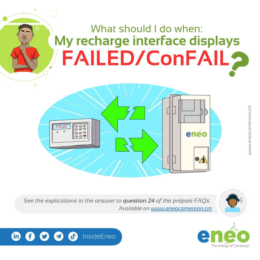 #CustomerInfo | Your CIU reads "FAILED" or "ConFAIL" ?  

Don't panic ! These messages simply mean that there is a communication problem between your CIU and the meter. 

ℹ️ What should you do in this situation? Read the answer to question 24 in the FAQs available at the link 👉