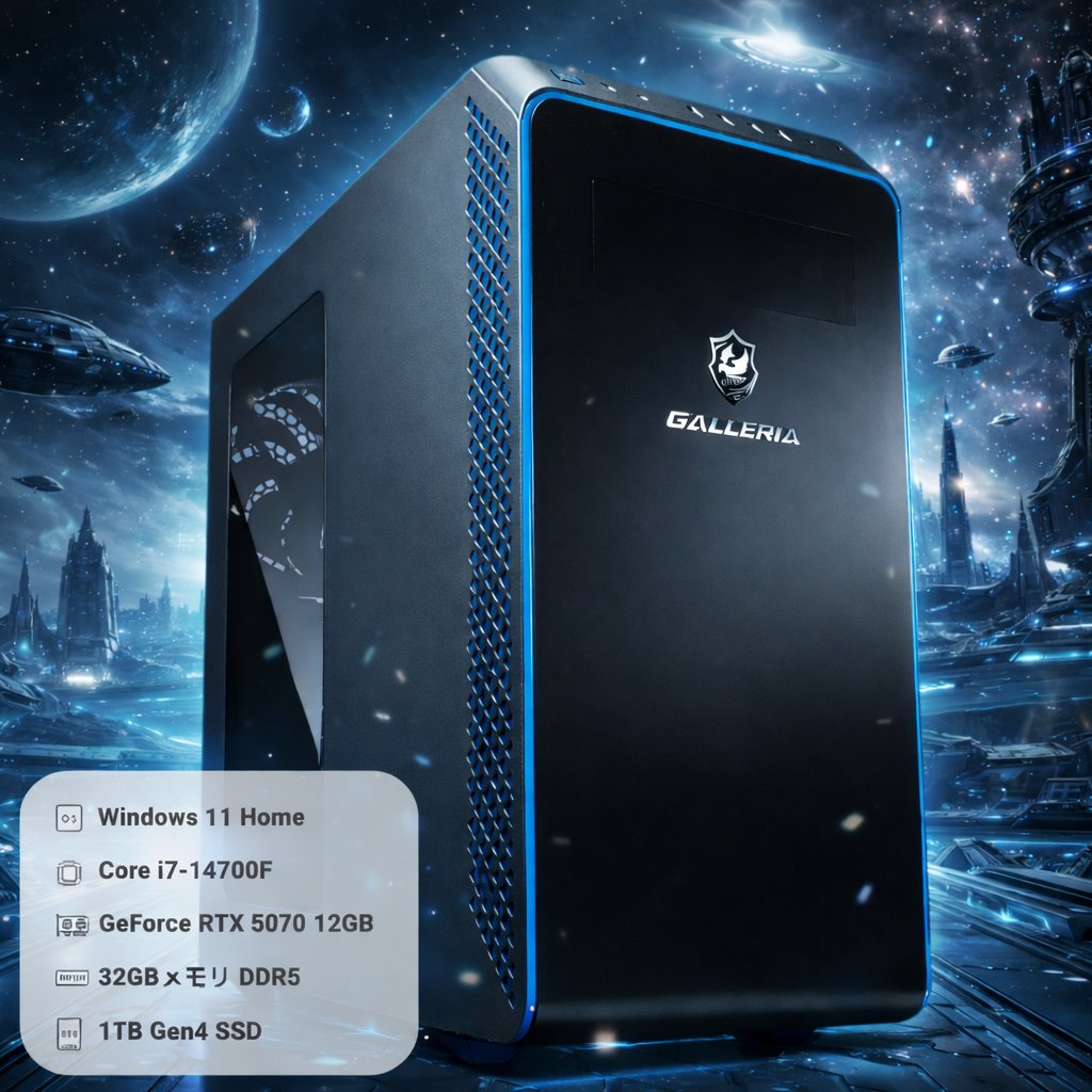 HembramSwar's tweet photo. 《ゲーミングPCをプレゼント》

抽選で15名様へガレリアゲーミングPC
をプレゼント🎁

性能・スペックは画像をチェック👇

応募方法
➊フォロー＆いいね
➋絵文字リプ

締切：1/25 20:00 https://t.co/QHWWXoBP3v
