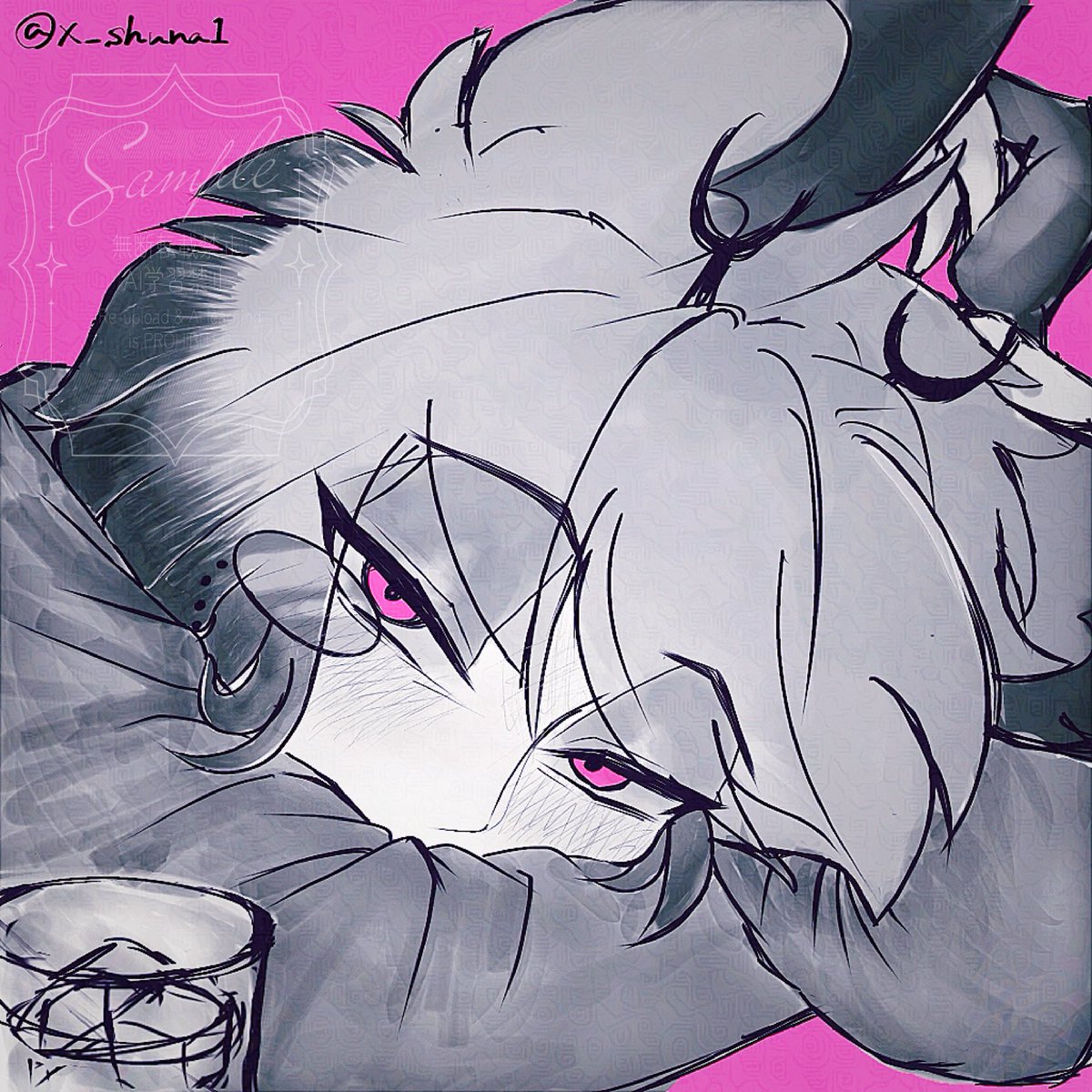 x_shuna1's tweet image. おねむな酔っぱらいデーモン🦌·°