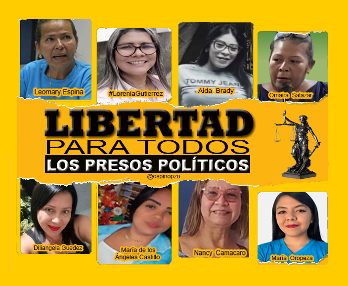 Ospinopzo's tweet image. #Justicia y #Liberación plena, total y absoluta” de todos los #PresosPolitícos en 🇻🇪
@ForoPenal @TAMARA_SUJU @CortePenal_ @AlfredoARamos @ajcaleca @REDES_DDHH @CIDH @LuisCarlos @Pr1meroJusticia @MelanioBar @Raydio_ @VenteDDHH 
#LibertadParaLosPresosPolitícos