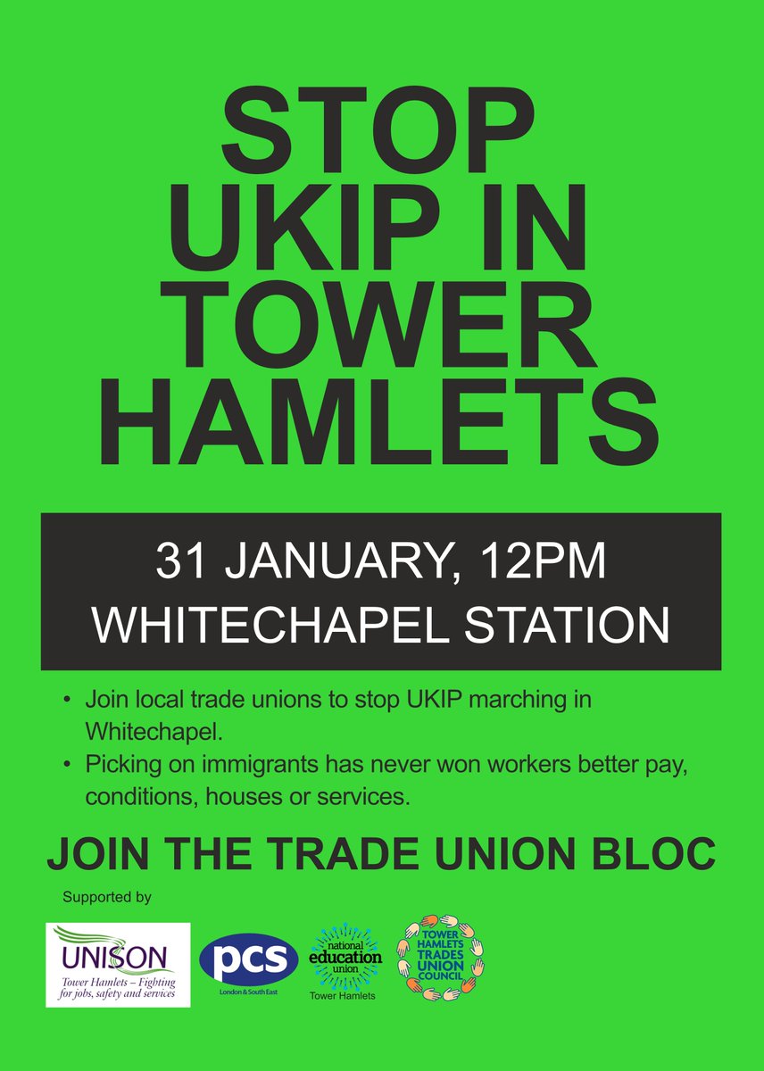 Tower Hamlets UNISON tweet media