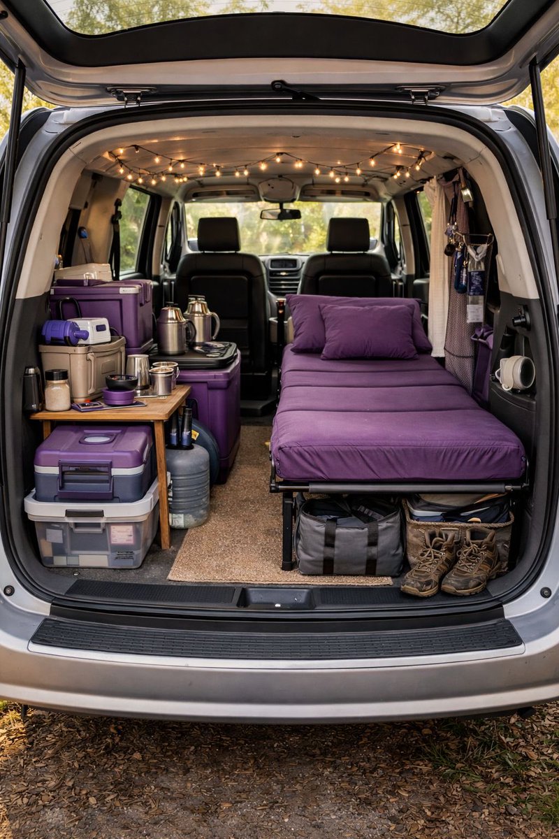 Mainvanture's tweet photo. Dormir dans sa voiture, mais avec le confort du cœur 🤍
Des réveils au milieu des arbres, des lumières douces, un café face au lac…
La liberté tient parfois dans quelques mètres carrés🚗🌲

Voyager simplement,
prendre le temps et profiter de chaque instant🚗✨
#roadtrip #vanlife https://t.co/joF7A4ytPY