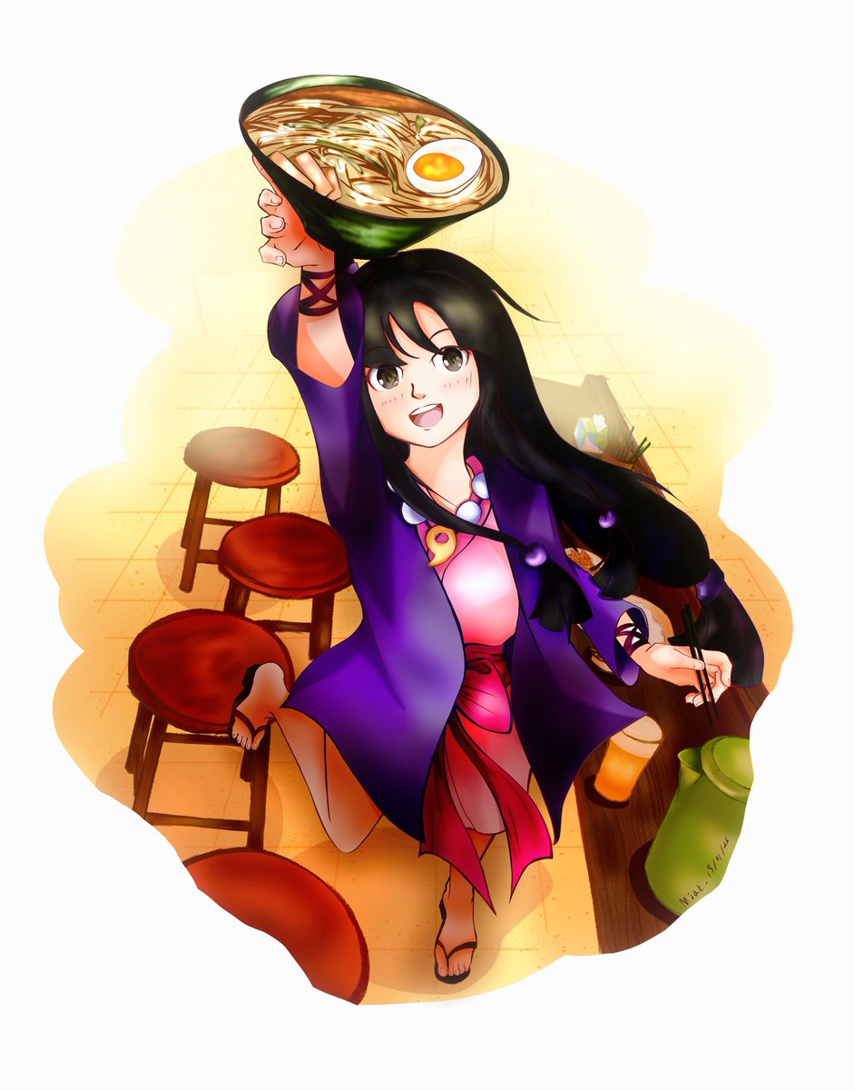 eta_miaz8276's tweet image. 今週から、半年ぶりに逆転裁判を開いて、それに半年ぶりにこの真宵ちゃんを描き続いた！🍜
3枚目は去年7月に描いたwwww
 #綾里真宵  #逆転裁判  #AceAttorney