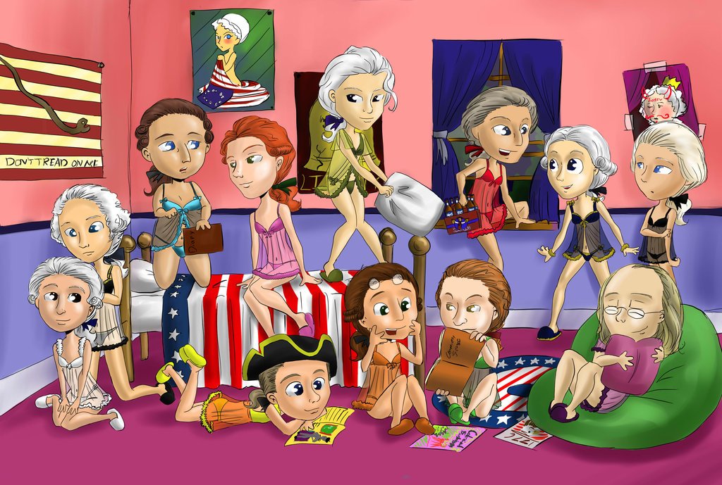 ai could never emulate the raw human emotion needed to create Kawaii Founding Fathers Sleepover (2013)