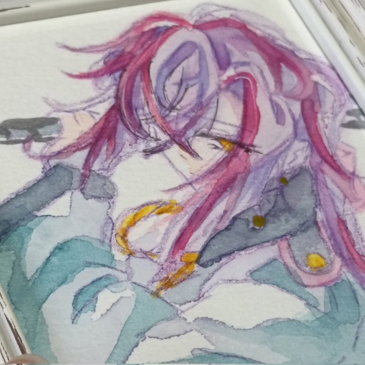 jade802018's tweet photo. 原画の裏面には今回もモチーフやキャラのセリフが書いてあるからお迎えしたら読んでみてください🤲✨️✨️ https://t.co/EYfD2I81ok