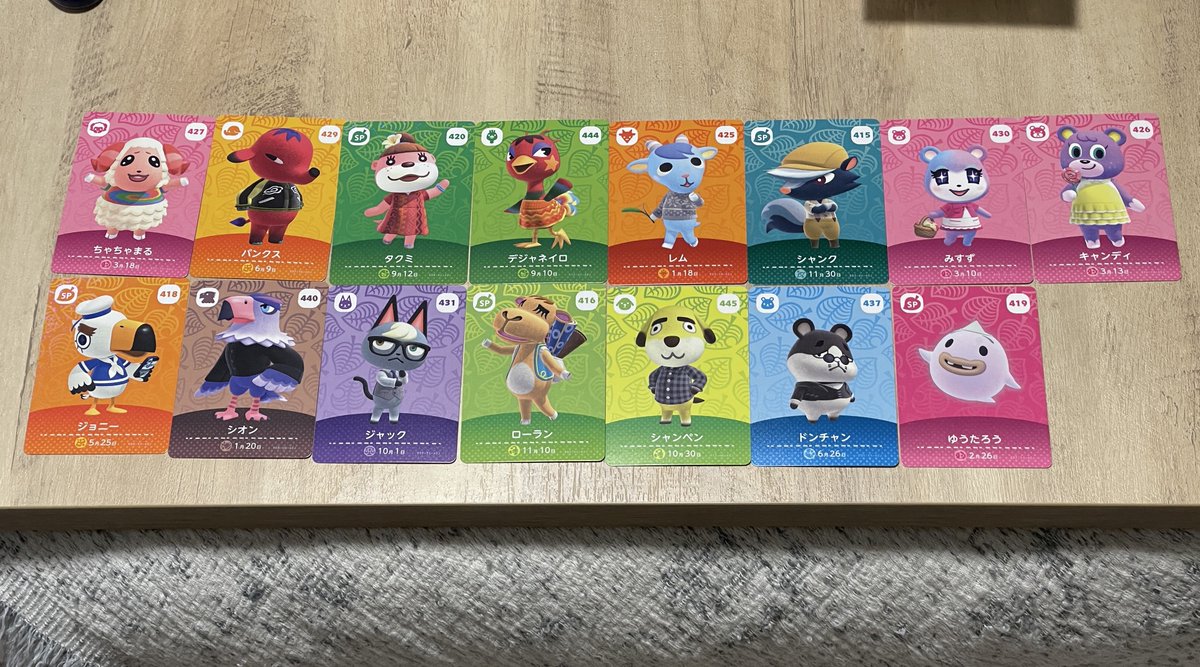 初めてあつ森のamiiboカード買って見たら欲しいの引けて神。フランソワ
