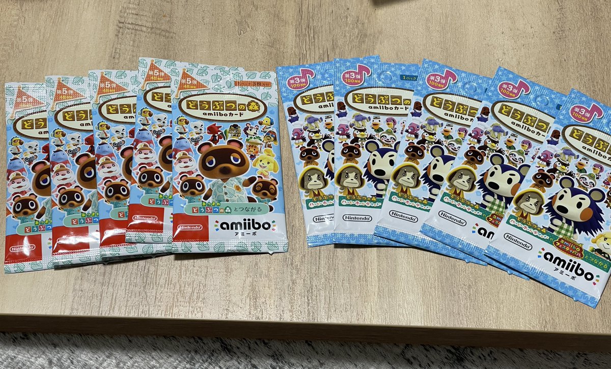 初めてあつ森のamiiboカード買って見たら欲しいの引けて神。フランソワ