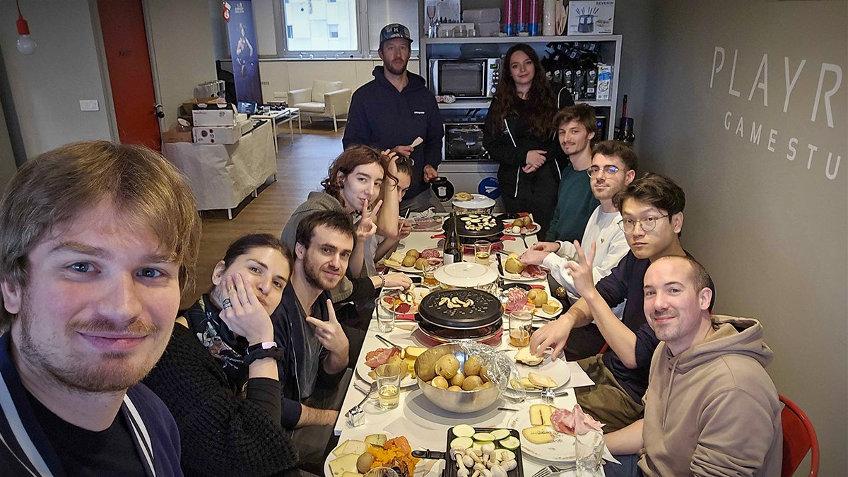 End of 2025 at Playrion: Secret Santa at our Christmas party, chess tournaments, and raclette — without which we would not be entirely French.

2025 was challenging year, making these team moments more valuable than ever. 2026, here we come.

Happy new year everyone!
