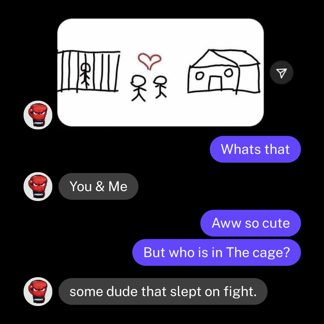 "Locked in" meant different things here 👊