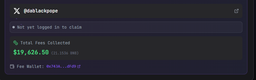 Woke up to see we’ve smashed past the 19k mark raised for <a href="/DaBlackPope/">Elijah Burke</a> 

Time to remind everyone what $Biao really is: the most iconic meme in China. It hit 70M on ETH and 50M on SOL and yet <a href="/DaBlackPope/">Elijah Burke</a> didn’t see a single dollar from that.

That’s exactly why BSC $Biao is