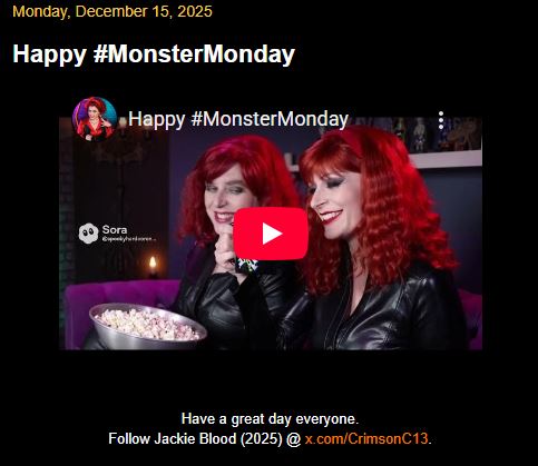 Midnight Mortuary with Jackie Blood: Happy #MonsterMonday …tmortuarywithjackieblood.blogspot.com/2025/12/happy-…