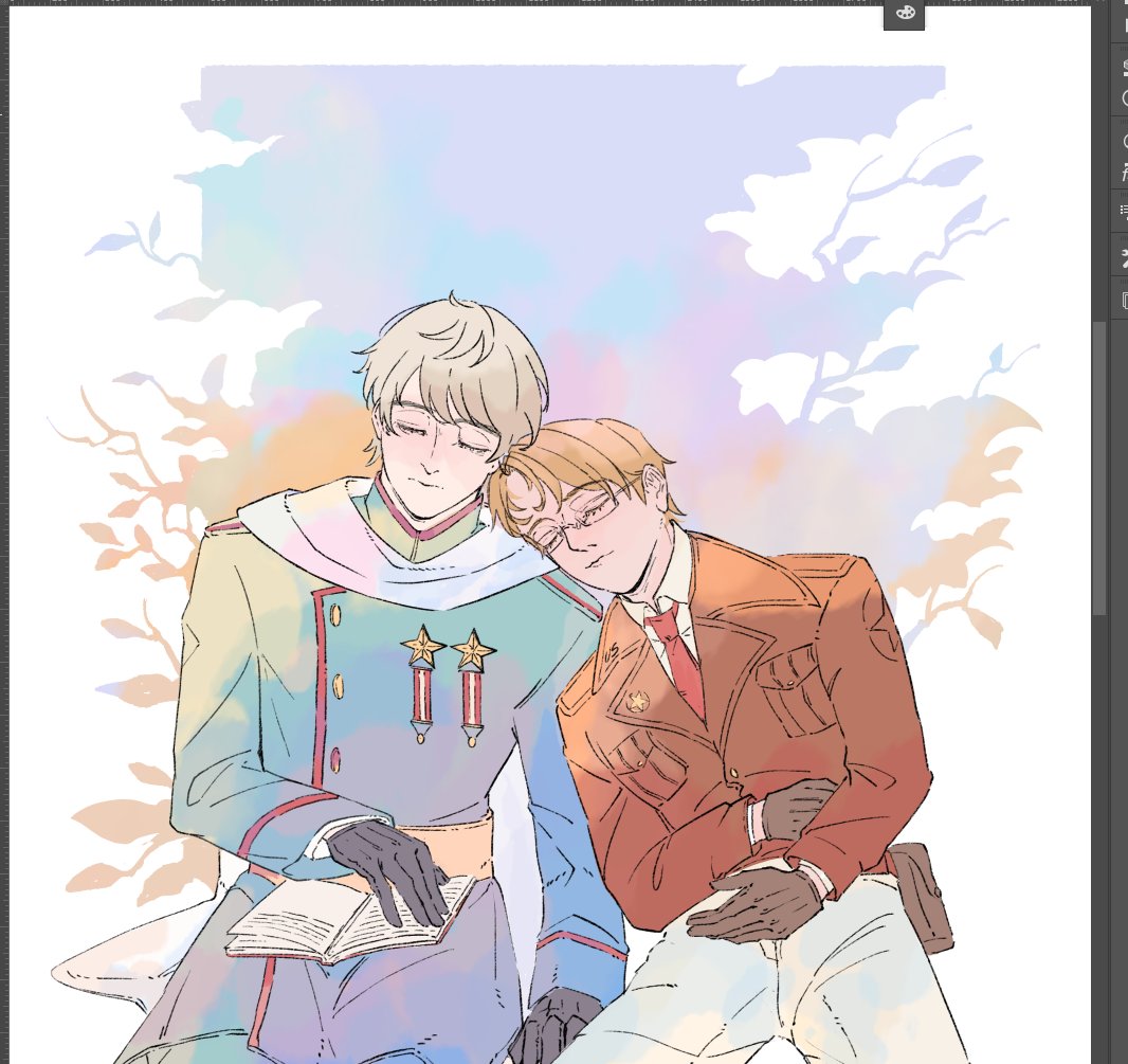 fujivu13's tweet image. #Hetalia #Harumachi #wip #ヘタリア #春待ち組