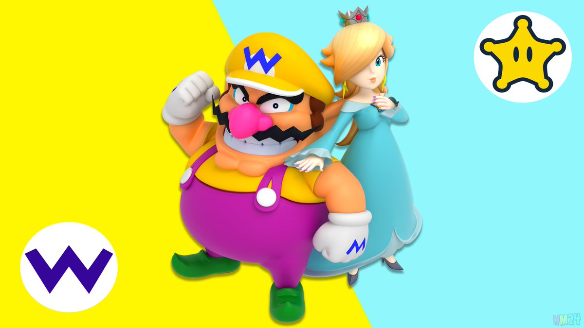 hypermario24's tweet photo. Idk...just felt like showing them off... #wario #rosalina #Render https://t.co/g8QSYVugif