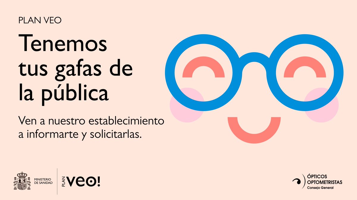 OpticaPiris's tweet image. OPTICA PIRIS COLABORA EN EL PLAN VEO 👓 

Si tus hijos tienen menos de 16 años, el Plan Veo ofrece una ayuda de hasta 100€ en:

- Montura básica con lentes antirreflejantes
- ⁠Lentes antirreflejantes
- ⁠Lentes de contacto y solución de mantenimiento

¡Ven y te informaremos!