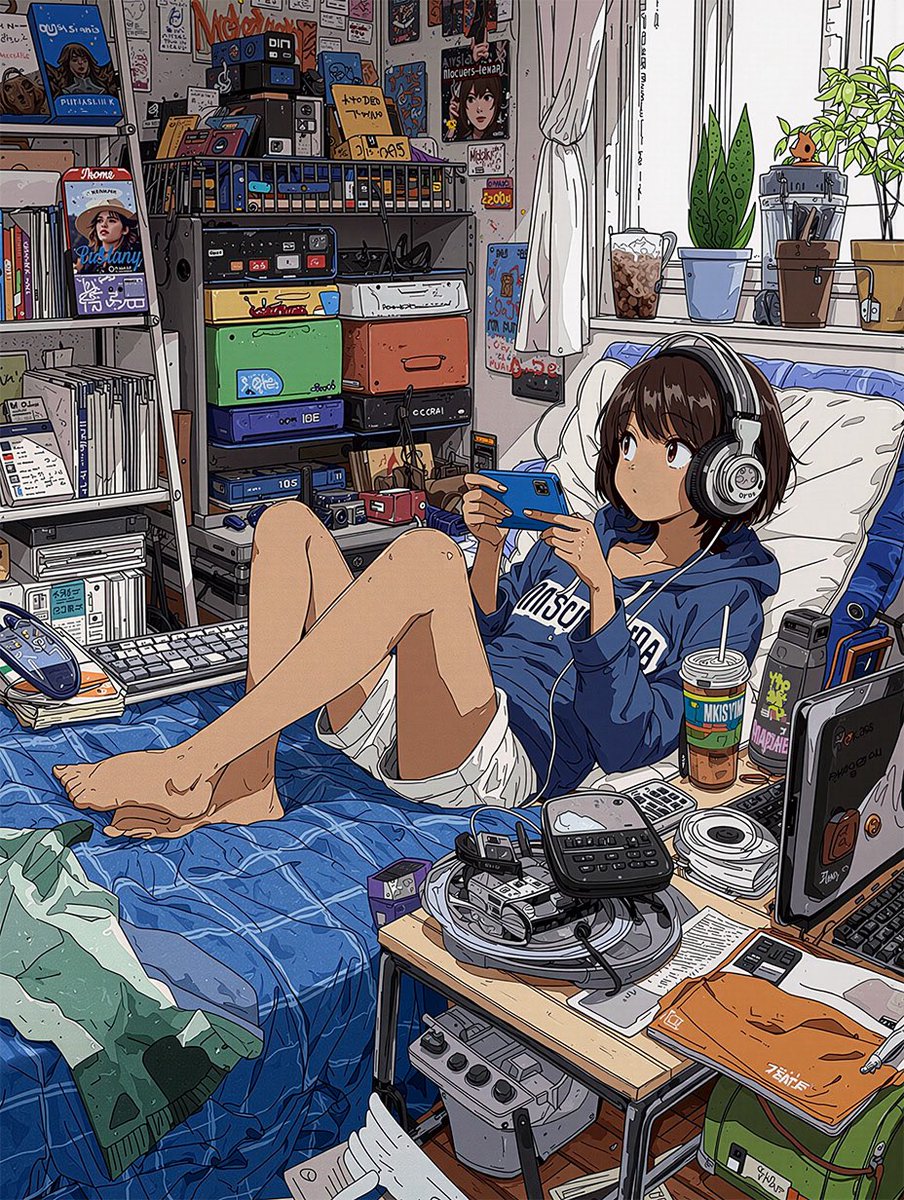 ヘッドホン🎧ガール 0119

#AIart