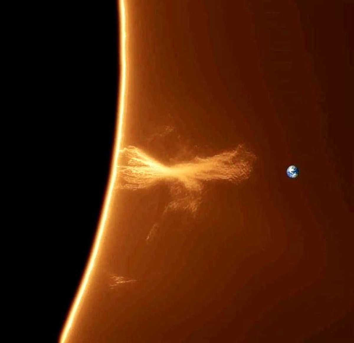 cb_doge's tweet image. "Our sun will massively expand &amp;amp; engulf Earth in the future. One of many reasons that we need to make life multiplanetary!"

— Elon Musk