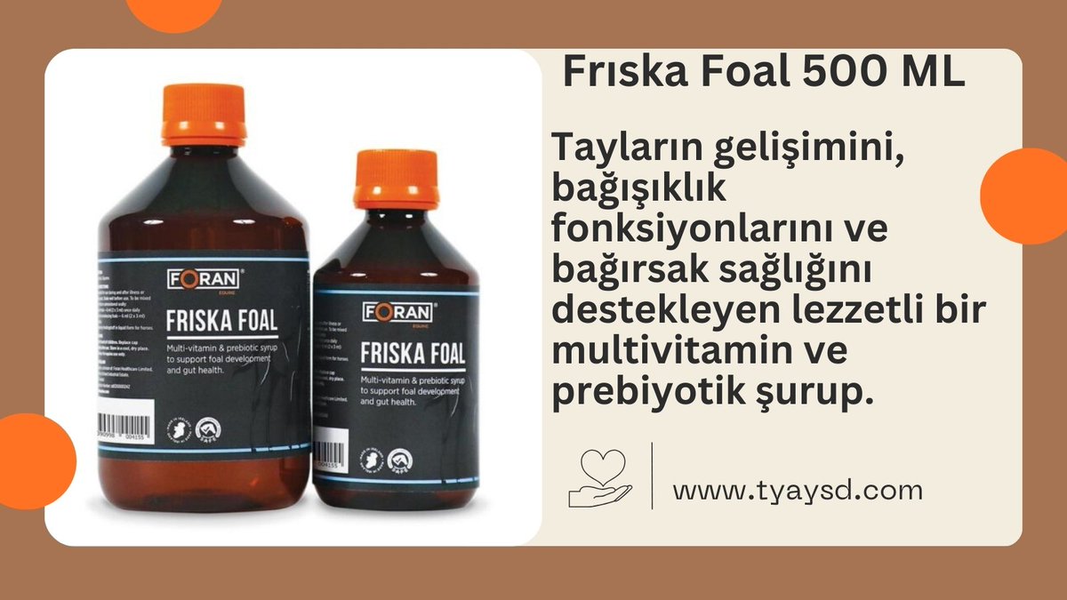 Tayların gelişimini, bağışıklık fonksiyonlarını ve bağırsak sağlığını destekleyen multivitamin ve prebiotik şurup. tyaysd.com/Urunler/FR%C4%…