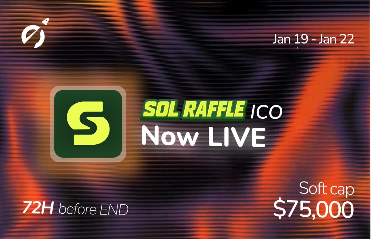 Sol Raffle ICO is now live!

The link is below, follow to participate ⏬