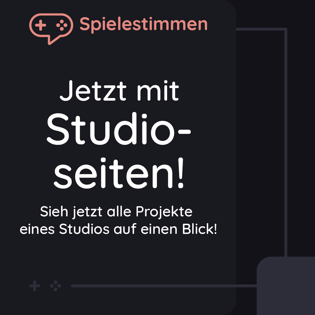 spielestimmen's tweet photo. Nach wochenlanger Vorbereitung ist es heute soweit: Ab sofort präsentieren wir auf Spielestimmen auch dedizierte Seiten für einzelne Studios, damit ihr einen einfachen Überblick über ihre Projekte erhalten könnt🎙️ https://t.co/tyJXBahRrM