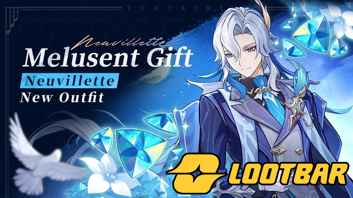 MeowTews's tweet image. 1x Neuvillette Skin Giveaway !!

RULES :
- Follow me &amp;amp; @Lootbar_gg 
- Like &amp;amp; RT this post

Giveaway Ends in 1 Week ♡

Use my Lootbar Link to pay less for ur Top-up and Welkin 🤍
lootbar.gg/shop/meowtews