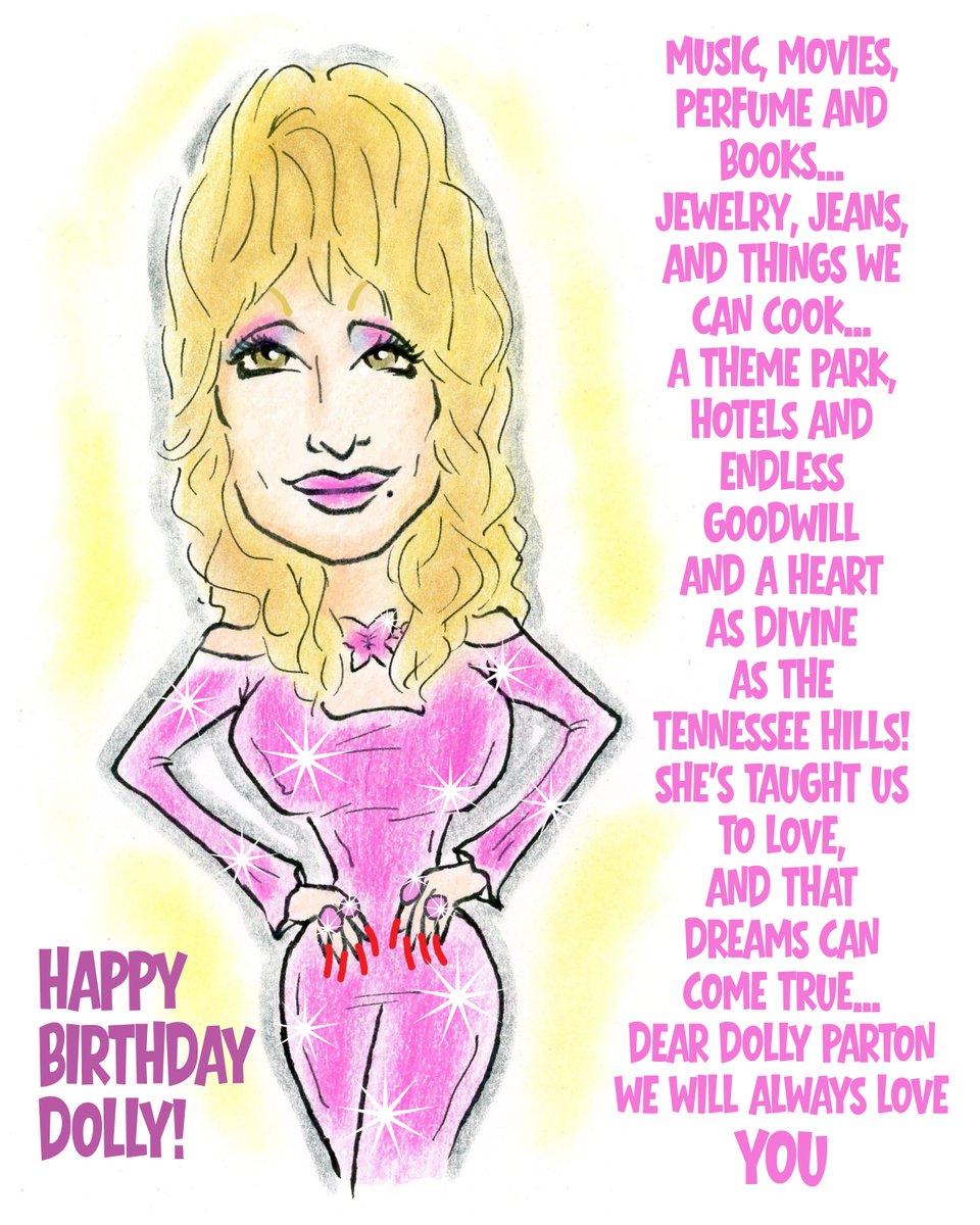 _scottclarke's tweet photo. In celebration of Dolly's 80th birthday January 19th here's a little fun Dolly ParTOON & coloring page(download, color & share!) HAPPY 80TH BIRTHDAY DOLLY PARTON!
#dollyparton #happybirthday #scottclarke #coloringpage #enterTOONment #scottclarkestudio #happybirthdaydollyparton https://t.co/WUEYg9i8Cb