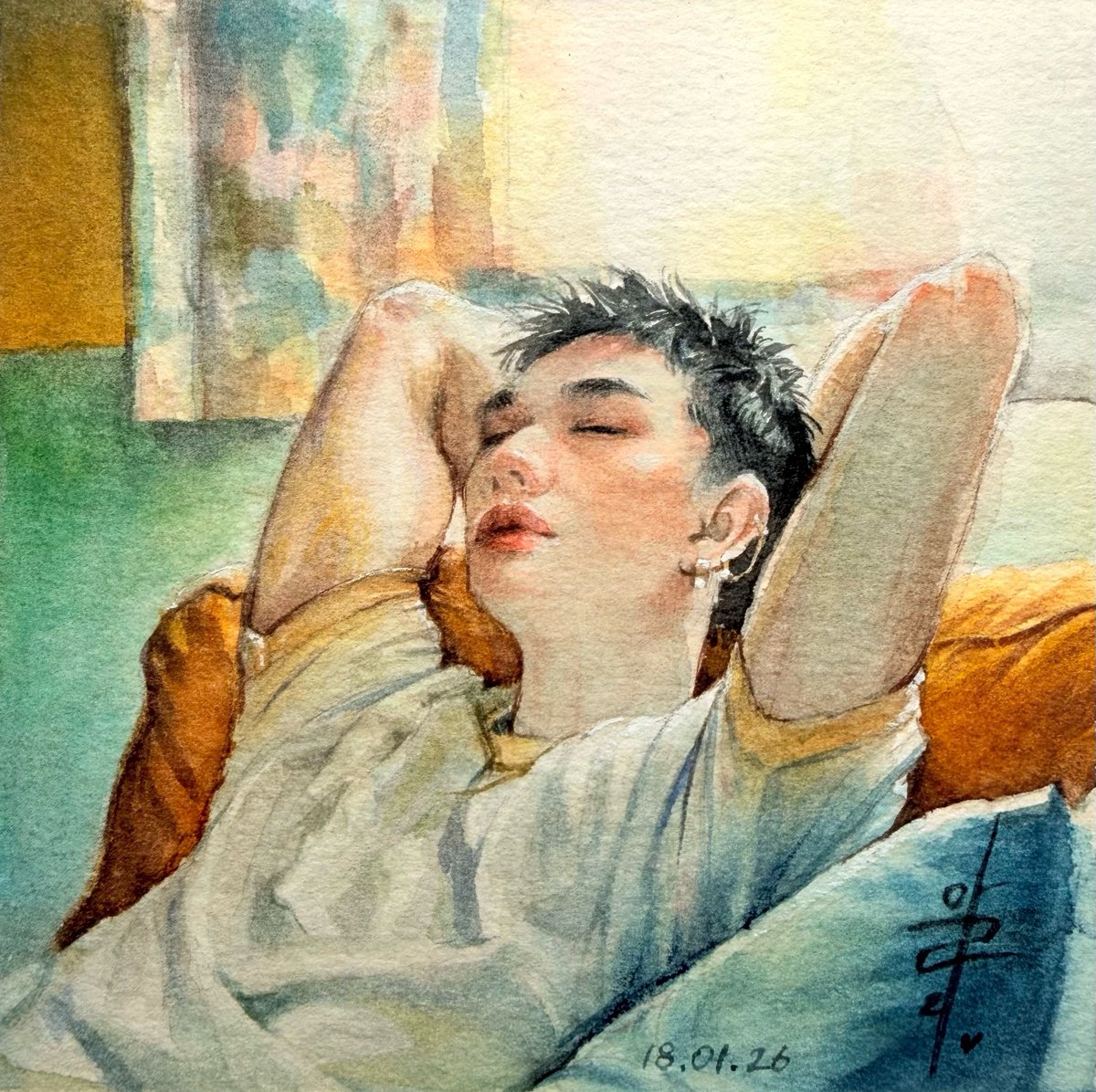 • Calm •

#hyunjin #hyunjinart #watercolor #straykids