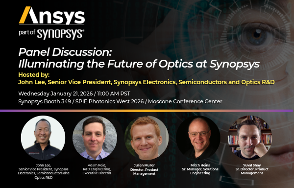 Headed to SPIE #PhotonicsWest? Join us on January 21 at 11 AM, booth 349, for an exciting panel discussion with our experts as we explore the future of optics at Synopsys. bit.ly/4a292qo