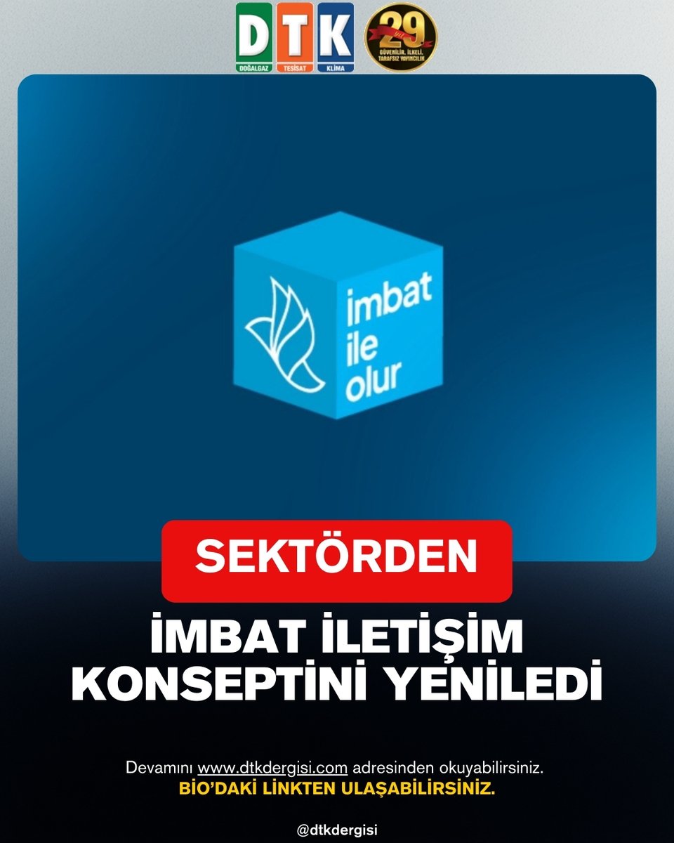Haberin devamını ve sektörle ilgili tüm gelişmeleri dtkdergisi.com internet sitemizden okuyabilirsiniz… 😊