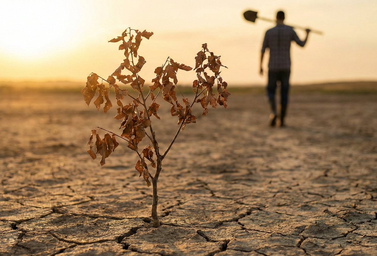 envorum_'s tweet photo. A huge number of planted trees die just months after the nice photo op with a shovel. 🥀

Without monitoring, sapling survival rates drop to just 50-70% in the first year. Most tree-planting campaigns end up as paper reports that no one ever verifies. At Envorum, we want to fix this. 👇