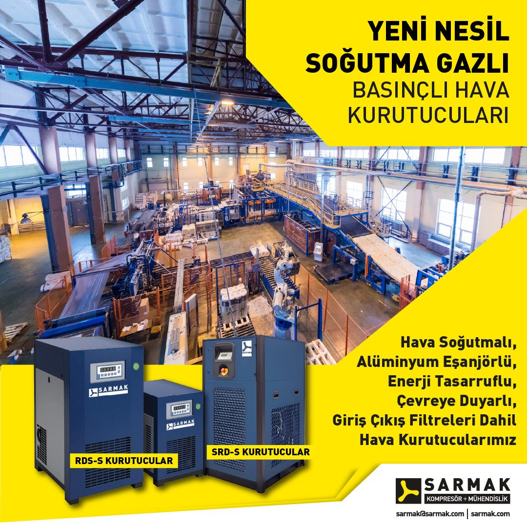 RDS S Serisi ve SRD S Serisi Basınçlı Hava Kurutucuları; çevreci soğutma gazı içermektedir ve çevreye saygılı malzemelerden üretilmiştir. İlgili Avrupa Direktiflerine uygun imal edilmiştir.

sarmak.com